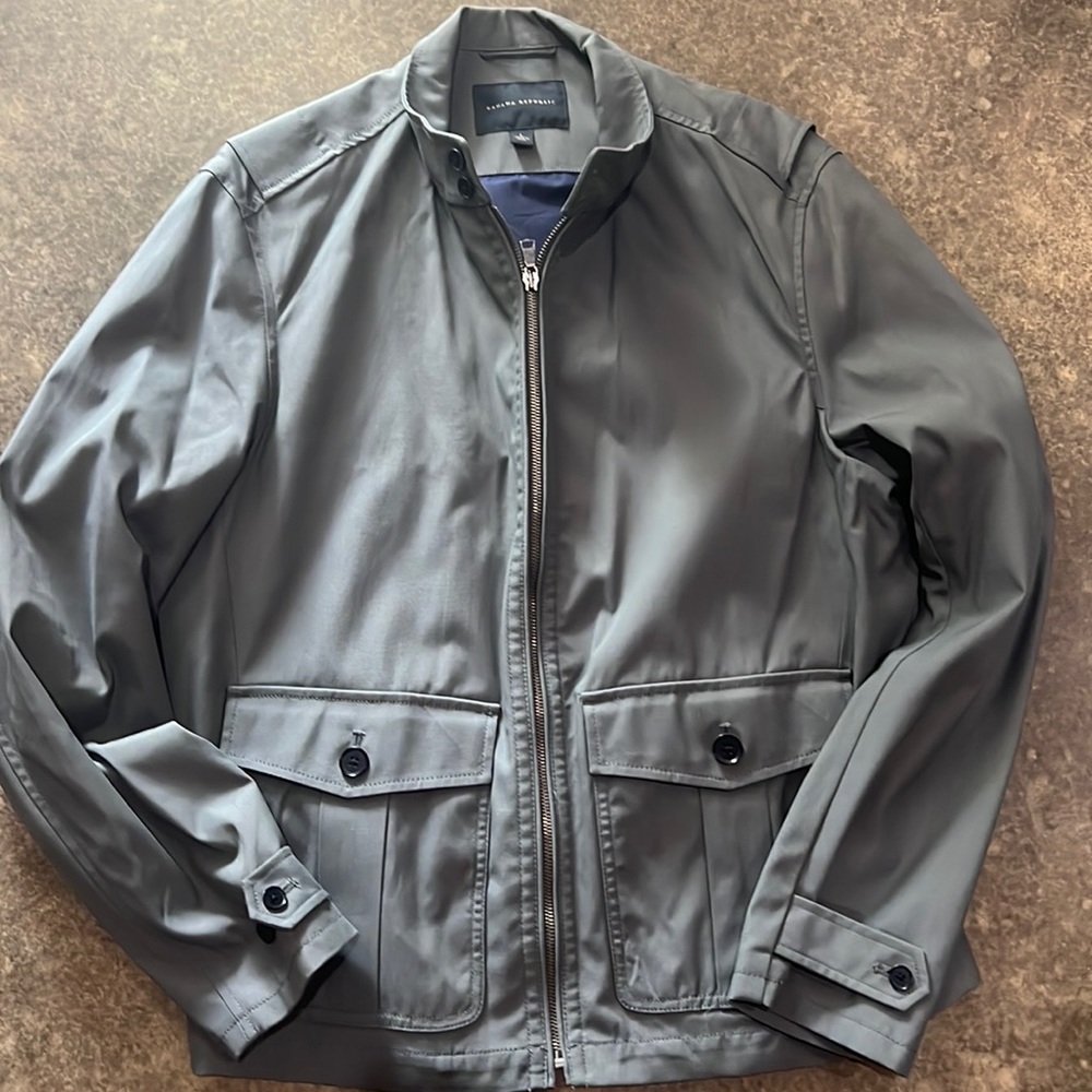 Banana Republic Light Jacket Grey Large